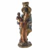 Wallfahrtsmadonna von Altötting. Holz, Farbfassung. Besch. H. 20 cm.