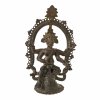 Ganesha mit Aureole. Bronze. Tibet oder Nepal. H. 17,5 cm.