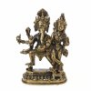 Ganesha mit Assistenzfigur. Bronze. Tibet oder Nepal. H. 15,5 cm.