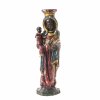 Gnadenmadonna von Altötting. Bayern, 19. Jh. Holz. Übergangene Farbfassung. Rückseitig gehöhlt. Best. und Abrieb. H. 38 cm.