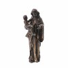 Altöttinger Madonna. Bayern, 18. Jh. Holz. Übergangene Farbfassung. Best. und Abrieb. Ein Arm des Jesuskindes fehlt. H. 17,5 cm.