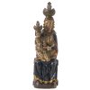 Gnadenmadonna von Maria Zell. Holz, Farbfassung. Leicht best. H. 28 cm.