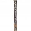 Standkreuz. Süddeutsch, 19. Jh. Metall/Nadelholz. Mit Arma Christi. H. 42 cm.