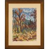 Michel, Gerhard. Sonniger Herbsttag. Pastell. 49,5 x 35,5 cm. Monogr.