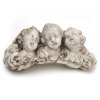 Figurengruppe mit drei Putti. Weißer Marmor. H. 22 cm.