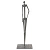 Wiedmann, Klaus. Stehender Mädchenakt. Bronze, braun patiniert. H. 72 cm. Stempelsignatur,  dat. 09 Aufl. 1/8.