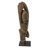 Kultfigur-Fragment. Westafrika. Holz. H. 24 cm. Verwitterungsspuren.