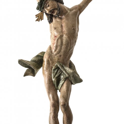 Holzfigur, Corpus Christi. Süddeutsch, 18. Jh. H. 50 cm.