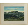 Leeb, Hanns. Bayerischer Wald. Pastell. 42 x 58 cm. Sign.