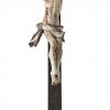 Gekreuzigter Christus. Holz, Inkarnatfassung. Gesamtmaß 115 cm.