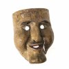 Perchtenmaske, Holz, Farbfassung, Tirol, 18./19. Jh., Slg. Hofstetter, H. 26 cm.