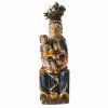 Gnadenmadonna von Maria Zell. Österreich, 18./19. Jh. Holz, farbig gefasst, Krone mit Glasperlen und Draht verziert. Besch. H. 26 cm.