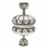 Prunk-Buckelpokal. Silber. Rosenau & Co. Ausladender Korpus mit kräftigen Buckeln, 2-teilig. Best., rep. Ca. 3250 g. H. 51 cm.